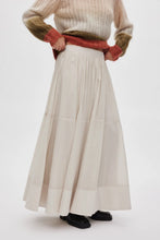 Load image into Gallery viewer, DEMA Poplin full layered skirt, Clay