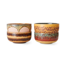 Load image into Gallery viewer, 70s ceramics dessert bowls (set of 4), harbour