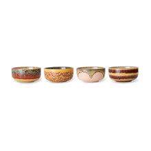 Load image into Gallery viewer, 70s ceramics dessert bowls (set of 4), harbour