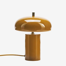Load image into Gallery viewer, Enamel Table Lamp Mustard