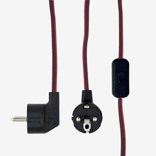 Load image into Gallery viewer, Enamel Table Lamp Maroon
