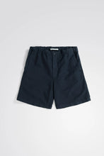 Laden Sie das Bild in den Galerie-Viewer, Ezra Relaxed Shorts aus Baumwoll-Leinen, Dunkelblau