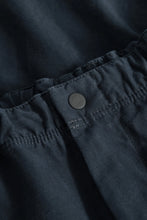 Laden Sie das Bild in den Galerie-Viewer, Ezra Relaxed Shorts aus Baumwoll-Leinen, Dunkelblau