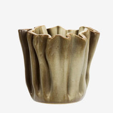 Load image into Gallery viewer, Stoneware flower pot, Beige