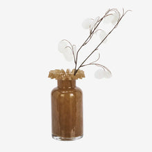 Laden Sie das Bild in den Galerie-Viewer, Glasvase, Karamell