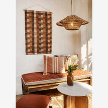 Load image into Gallery viewer, Handwoven wall deco, Rust, orange, white, anthracite