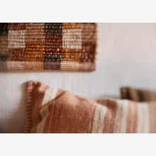 Load image into Gallery viewer, Handwoven wall deco, Rust, orange, white, anthracite