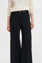 Laden Sie das Bild in den Galerie-Viewer, Harlow Wool Trousers, Black
