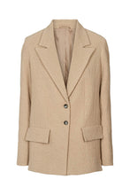 Load image into Gallery viewer, Helin Crumpled jacket Oatmeal