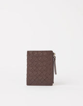 Load image into Gallery viewer, Jamie Wallet Woven Leather, Chocolate