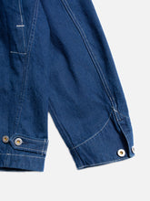 Load image into Gallery viewer, Jimmy Utility Denim Zip Jacket Blue
