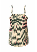 Load image into Gallery viewer, KARIS Ikat camisole, Citrus black dark