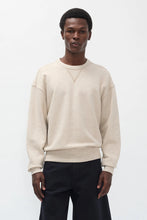 Laden Sie das Bild in den Galerie-Viewer, Kulhuse Baumwolle Leinen Loopback Sweatshirt, Natur