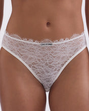 Load image into Gallery viewer, KYLIE Lacy mid-waisted briefs, White