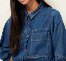 Laden Sie das Bild in den Galerie-Viewer, LEONE Overshirt, Denim Blue