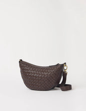 Load image into Gallery viewer, Leo Midi, Chocolate Woven Soft Grain Leather