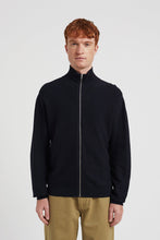 Load image into Gallery viewer, Links Cotton Linen Zip Jacket Dark Navy