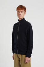 Load image into Gallery viewer, Links Cotton Linen Zip Jacket Dark Navy