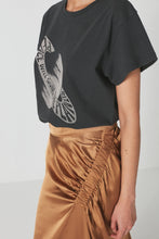 Load image into Gallery viewer, Adda Stretch sheen skirt Hazelnut