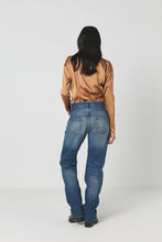 Load image into Gallery viewer, Adeena Stretch sheen top Hazelnut
