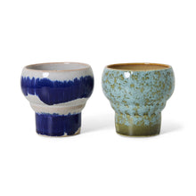 Load image into Gallery viewer, 70s ceramics lungo mugs (set of 2), symbolist