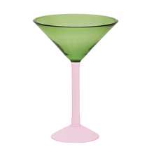Load image into Gallery viewer, Martini cocktail glass, set of 2