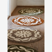 Load image into Gallery viewer, Round tufted bath mat 60cm
