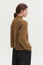Load image into Gallery viewer, Mika Yak Funnelneck Sweater, Mid Brown