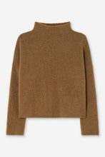 Load image into Gallery viewer, Mika Yak Funnelneck Sweater, Mid Brown
