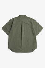 Load image into Gallery viewer, Ole Oversized Stripe SS Shirt Moss green