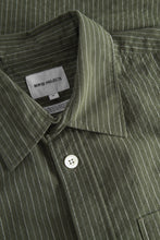 Load image into Gallery viewer, Ole Oversized Stripe SS Shirt Moss green