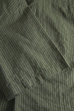 Load image into Gallery viewer, Ole Oversized Stripe SS Shirt Moss green