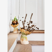 Load image into Gallery viewer, Stoneware vase L, Beige/green