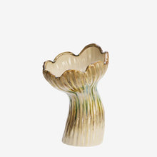 Load image into Gallery viewer, Stoneware vase S, Beige/green