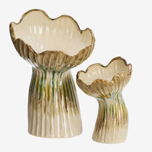 Load image into Gallery viewer, Stoneware vase S, Beige/green