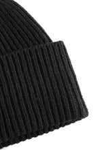 Load image into Gallery viewer, Norse Standard Merino Lambswool Beanie, Black