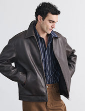 Laden Sie das Bild in den Galerie-Viewer, Rider Leather Norton Jacket, Brown