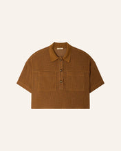 Load image into Gallery viewer, PAULO Polo shirt, Amber Brown