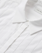 Laden Sie das Bild in den Galerie-Viewer, PLEAT shirt, White
