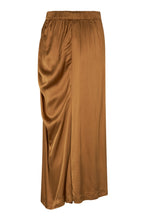 Load image into Gallery viewer, Adda Stretch sheen skirt Hazelnut