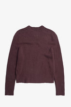 Load image into Gallery viewer, Rasmus Mock Neck Relaxed Brushed Sweater, Mahogany