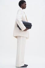 Load image into Gallery viewer, Relaxed Straight Cotton Linen Trousers Cream