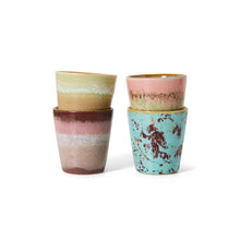 Load image into Gallery viewer, 70s ceramics ristretto mugs (set of 4), futurism