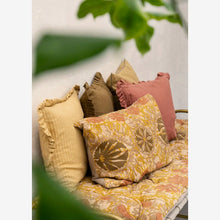 Load image into Gallery viewer, Ruffle cushion cover 50x50cm, Maroon