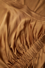 Load image into Gallery viewer, Adeena Stretch sheen top Hazelnut