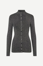 Load image into Gallery viewer, Saleonore lurex cardigan 15600 Black