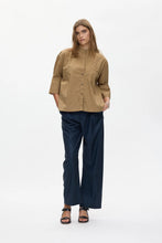 Load image into Gallery viewer, SEVAL Poplin boxy shirt, Havanna