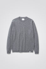 Load image into Gallery viewer, Sigfred Merino Lambswool Sweater Grey Mel.