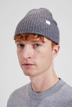 Load image into Gallery viewer, Norse Standard Merino Lambswool Beanie Grey mel.