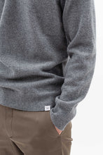 Load image into Gallery viewer, Sigfred Merino Lambswool Sweater Grey Mel.